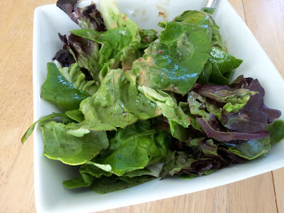 A homemade salad dressing is easy and delicious