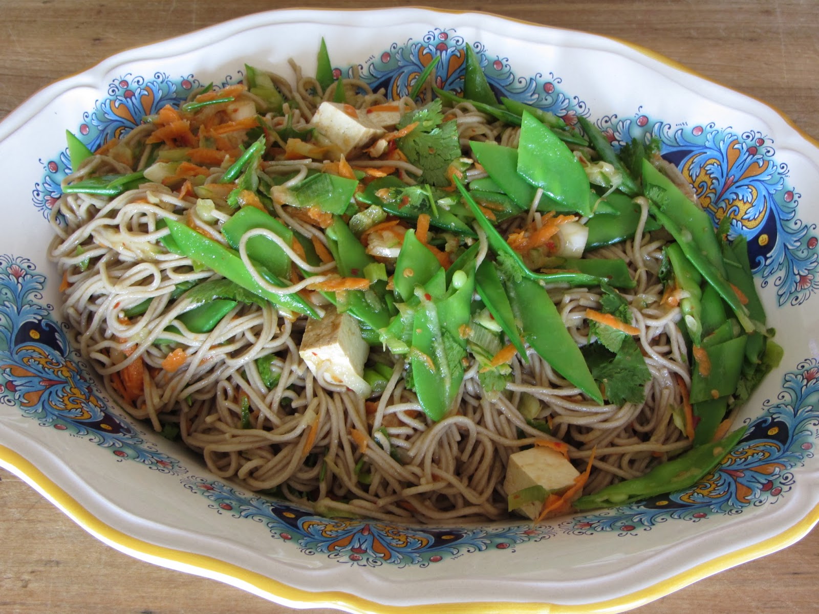 Tracy's Living Cookbook Japanese Soba Noodles with Toasted Sesame Dressing
