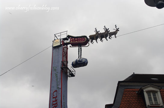 Santa's sledge in Saarbrucken
