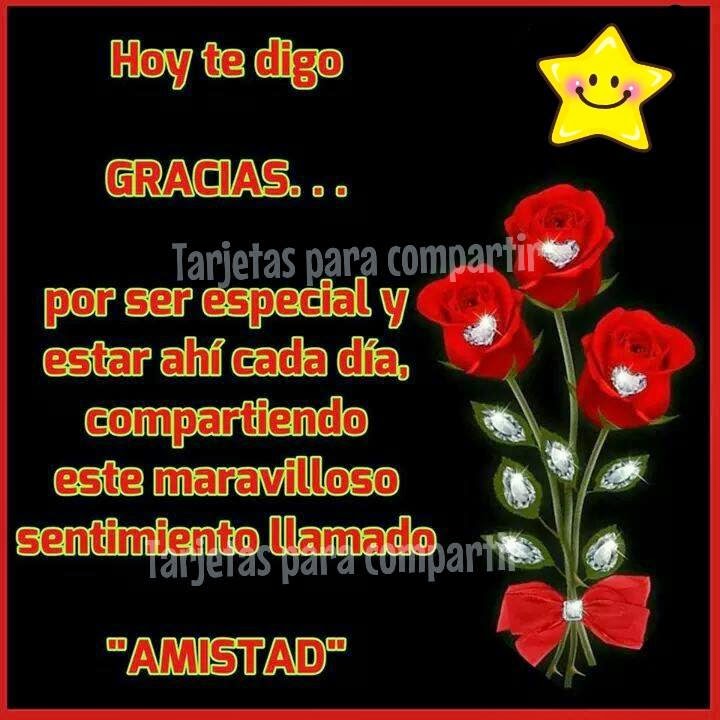 ღ Mi cielito mi mundo eres tu ღ: Gracias por tu amistad