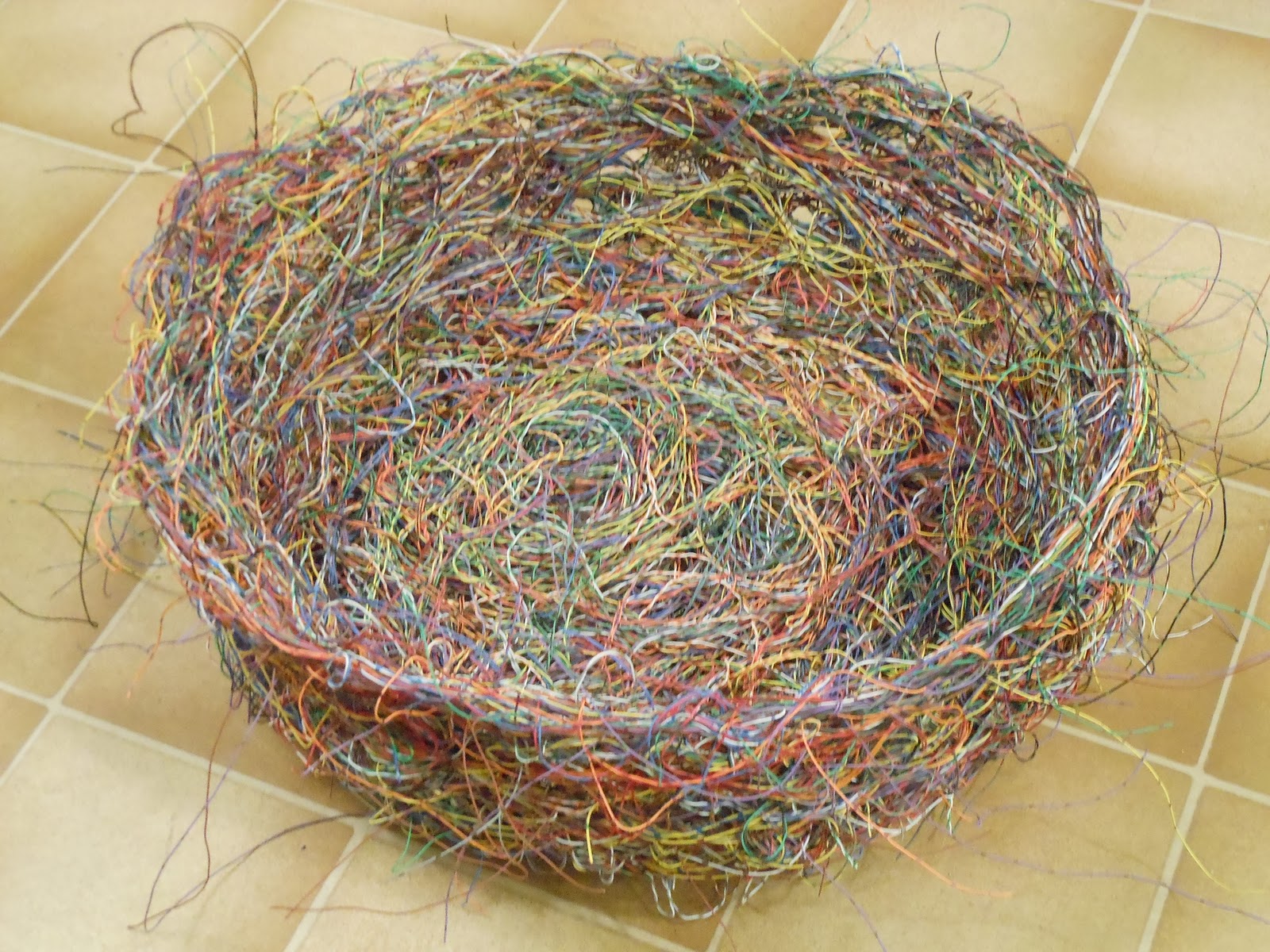 Monique Art Large Bird Nest made from Wire