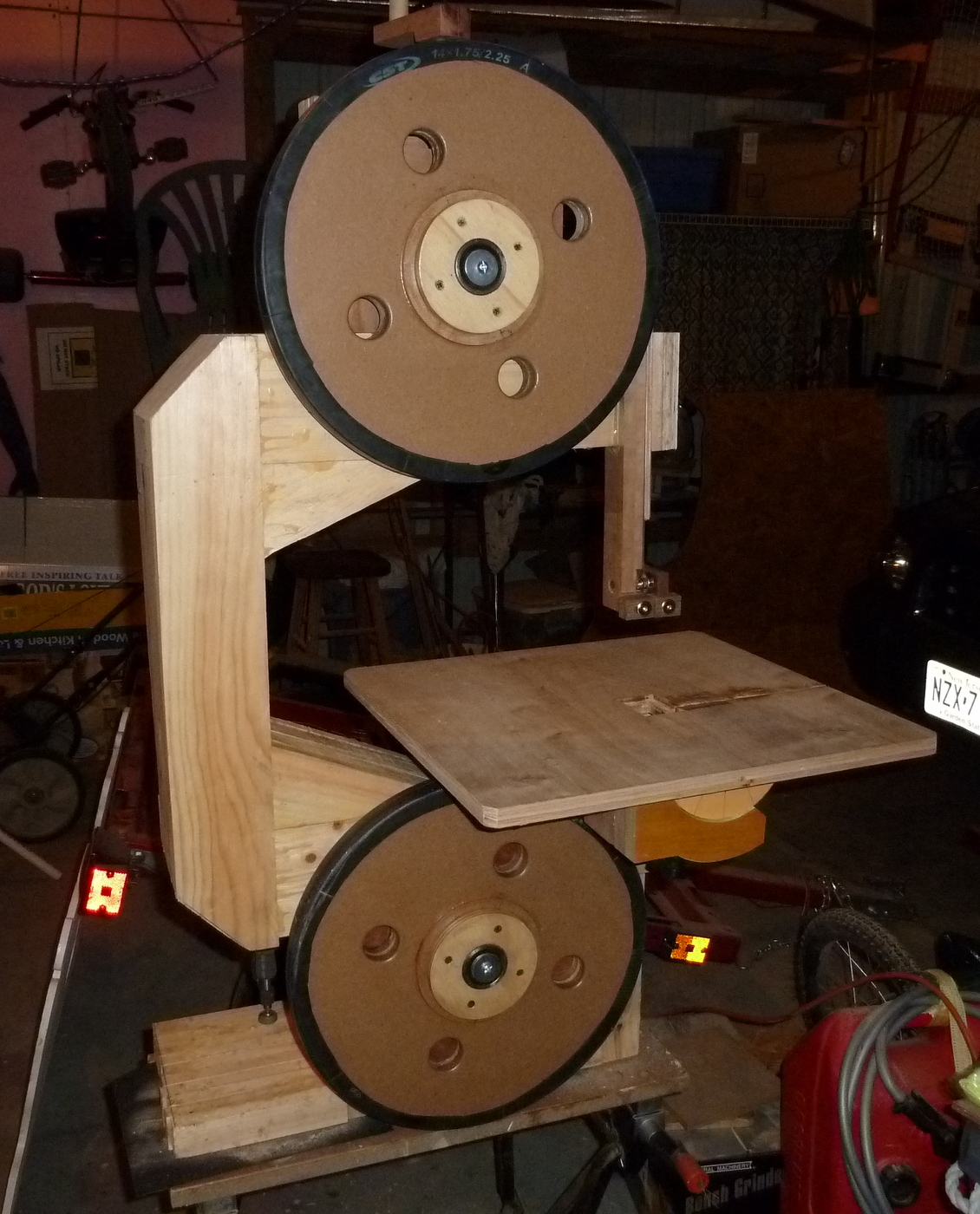 Dave's Notes and Ideas Wooden Bandsaw Project