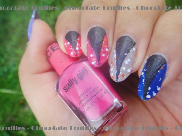 chocolate truffle nails berry