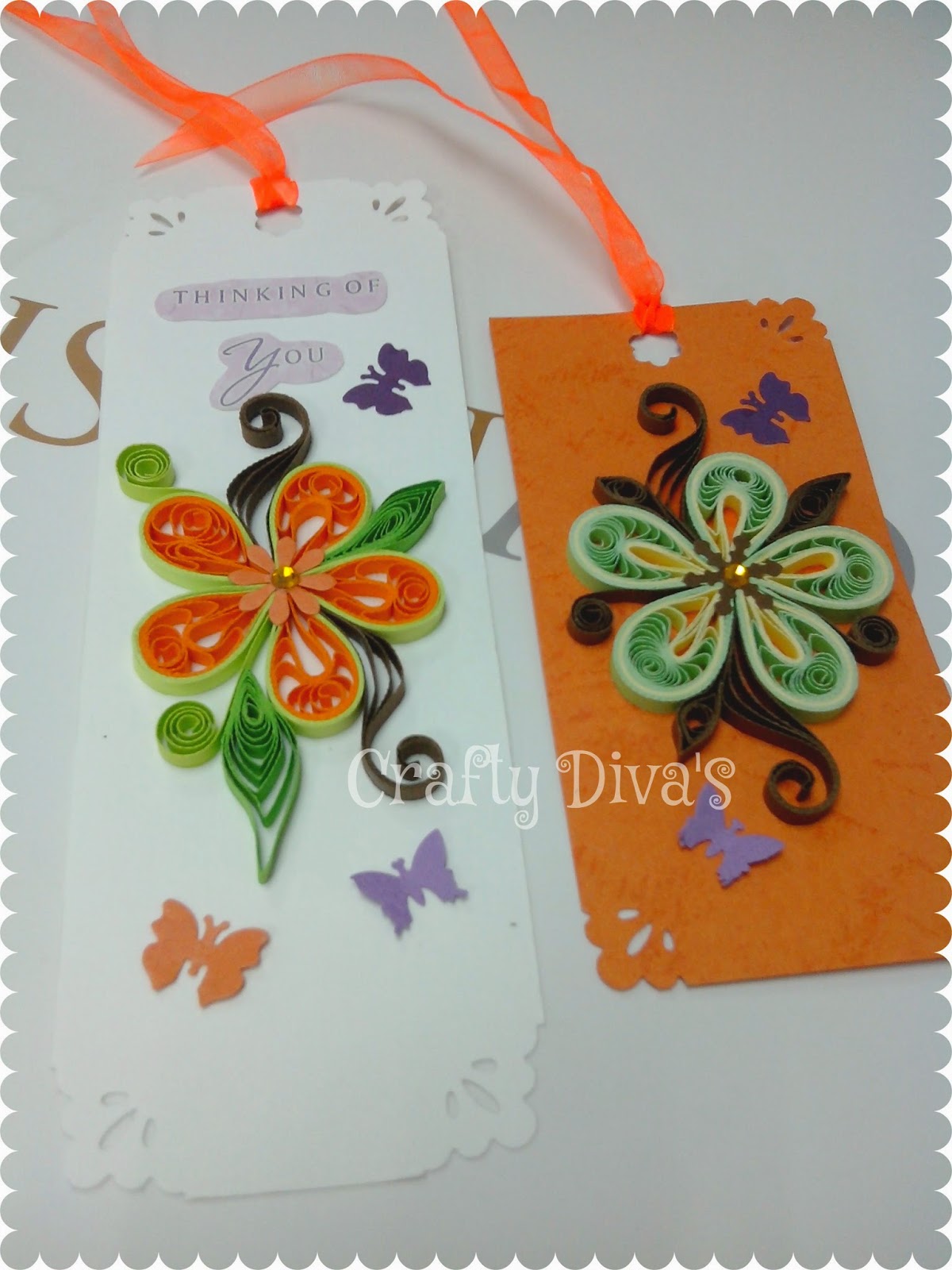 Crafty Diva's Quilling Bookmark