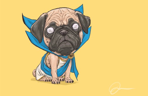 As ilustrações de cachorros como super heróis e vilões da Marvel de Josh Lynch Josh Lynch ilustrações cachorros como personagens super heróis vilões Marvel - Dogs of the Marvel Universe