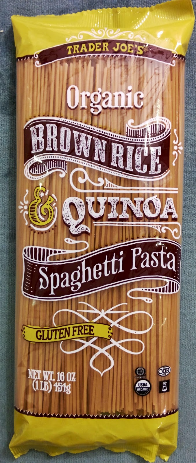 Trader Joe S Nutrition Labels Trader Joe S Organic Brown Rice And Quinoa Spaghetti Pasta