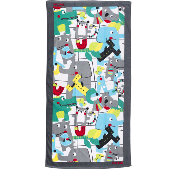 Children's Beach Towel - Tuc Tuc & Friends Children's Beach Towel Tuc Tuc