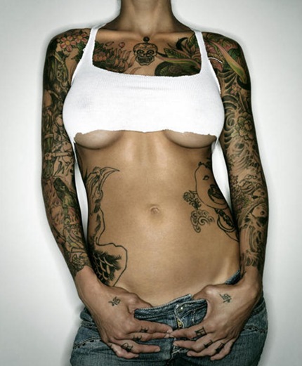womens tattoo