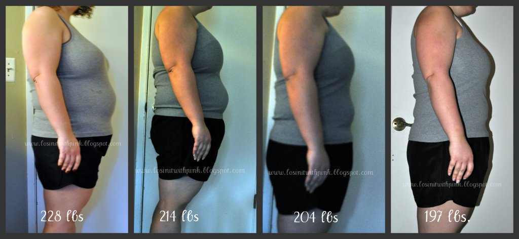 losin it with pink weight loss progress