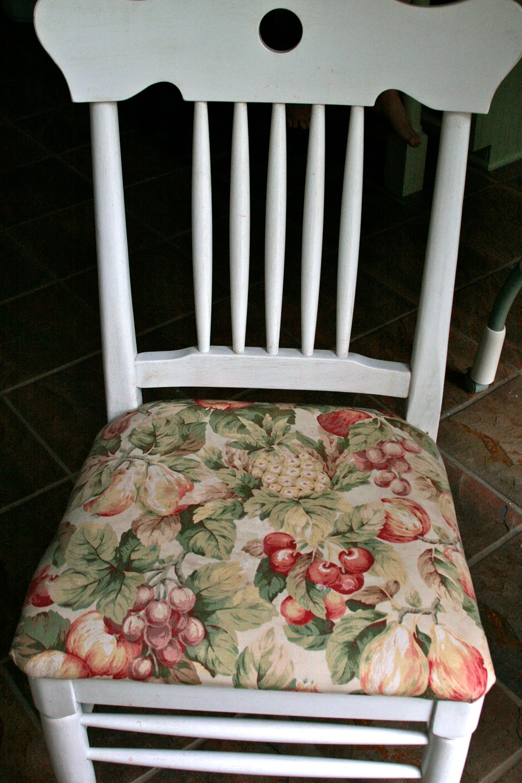 grass stains Kitchen chair facelift