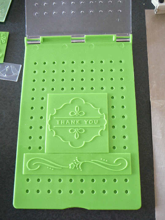 Integrity Designs Rubber Stamps & Paper Crafts New Embossing system