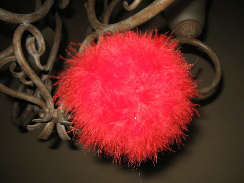 Craft Klatch ® Fuzzy Feather Boa Christmas Ornament