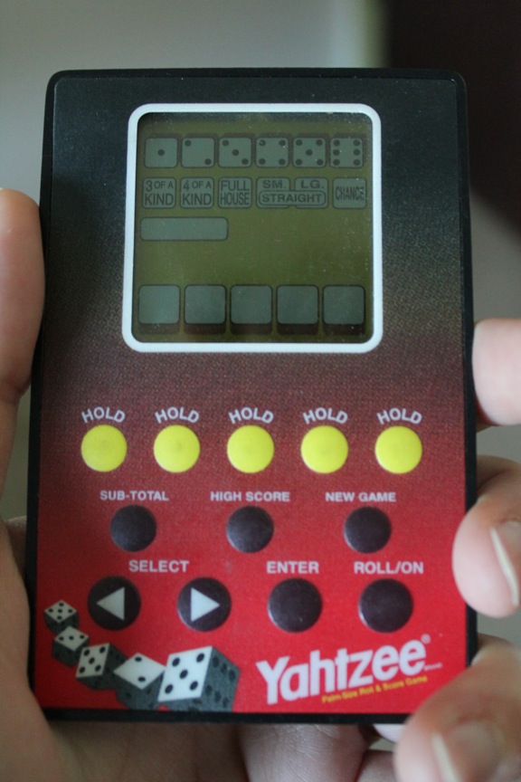 Tossed Awesome Handheld Yahtzee Game Casualties of the Hoard