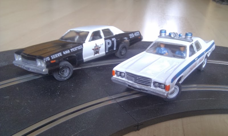Slot chase cars
