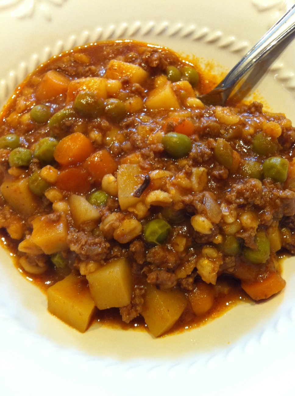 The Audacious Cook: Vegetable Beef Barley Soup