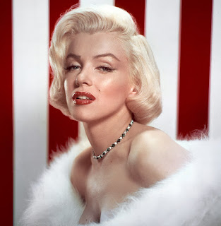 Marilyn Monroe wearing a beautiful Emerald Necklace