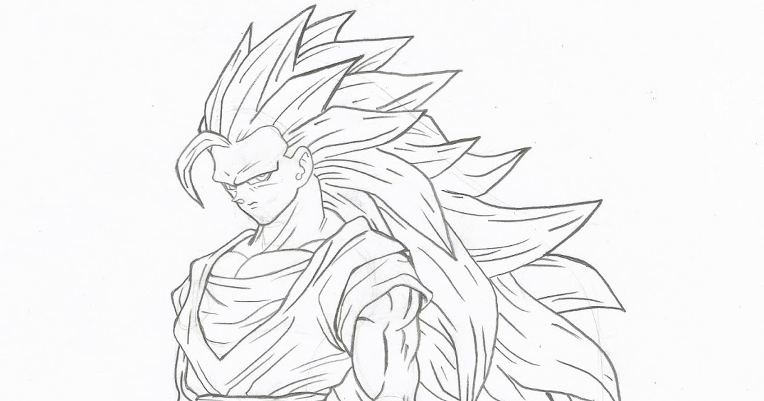 Meus desenhos - Goku ssj3