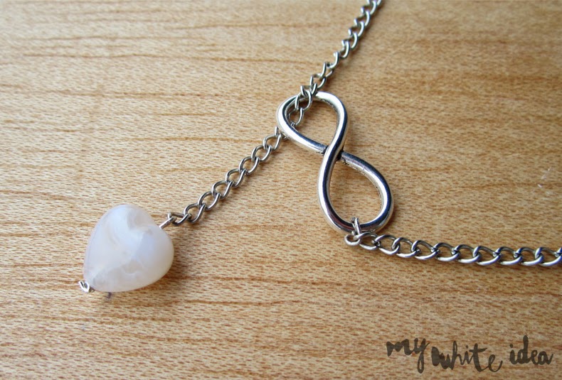 INFINITY LARIAT NECKLACE DIY MY WHITE IDEA DIY