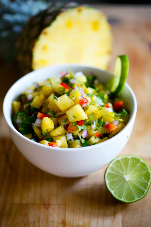 feasting at home Hawaiian Ono with Pineapple Ginger Salsa