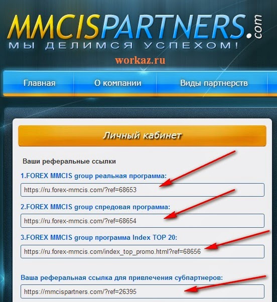 Партнерская программа Партнерская программа от MMCIS group