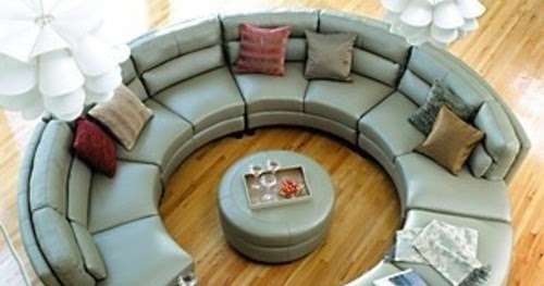 El sofá circular | Ideas para decorar, diseñar y mejorar tu casa.
