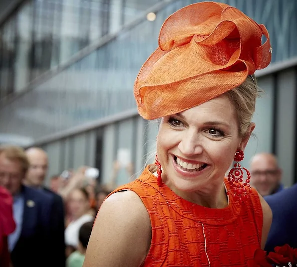 Queen Maxima of The Netherlands attends the official opening of the JKZ Juliana Kinderziekenhuis (Juliana Children's Hospital)