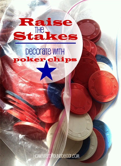Raise the Stakes Poker Chip Decor! homewardFOUND decor