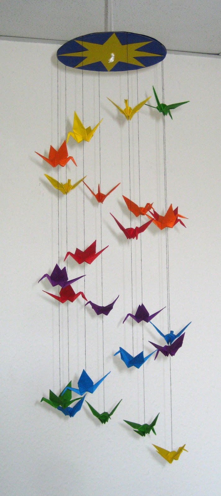 365 Days of Stargazing 203. Paper Crane Mobile