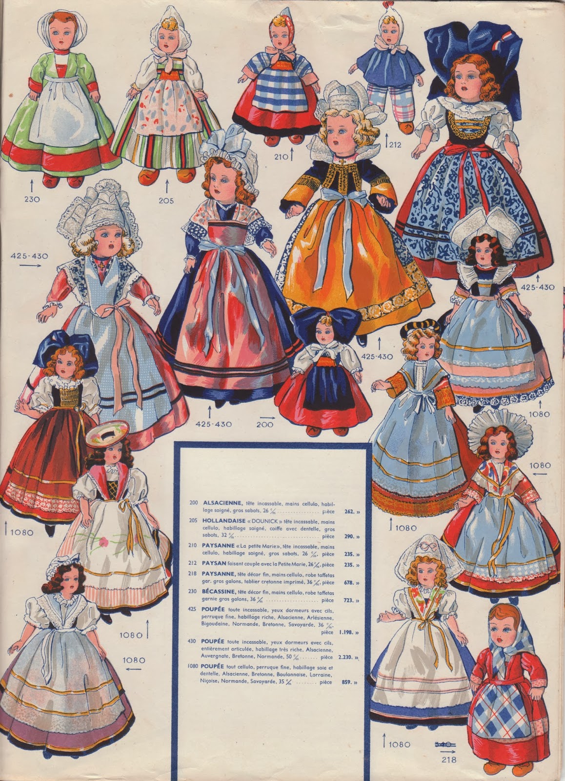 The Paper Collector Dolls from that French toy catalog