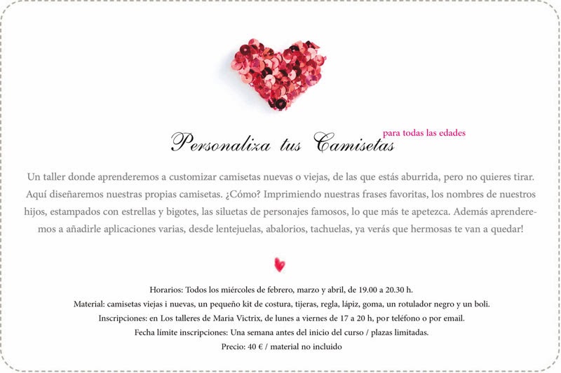 Talleres de Maria Victrix invierno 2014