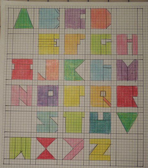 marys quilting notes design wall october 15 2012 alphabets on graph paper