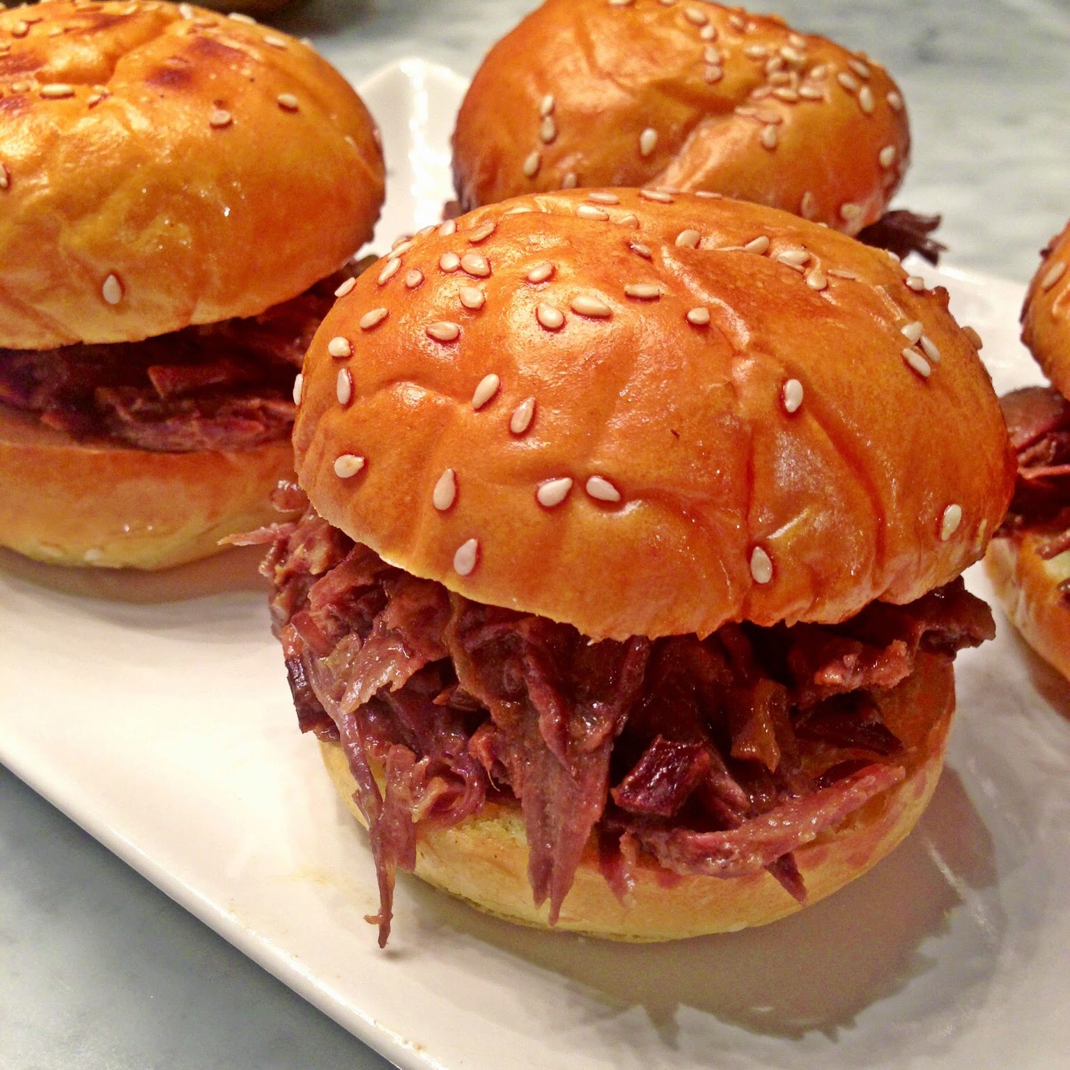 Beyond My Recipes: Pulled Beef Sliders with Caramelized Onions
