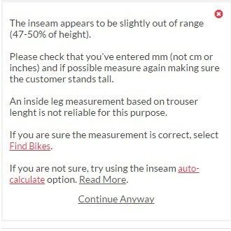 velovoice bike sizing stack and reach inseam measurement chart by height