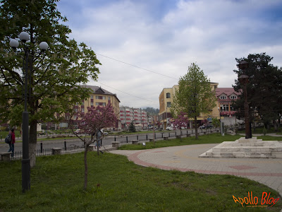Parcul din centrul Toplitei