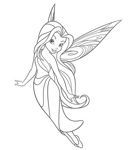 Disney Fairy Coloring Pages Printable