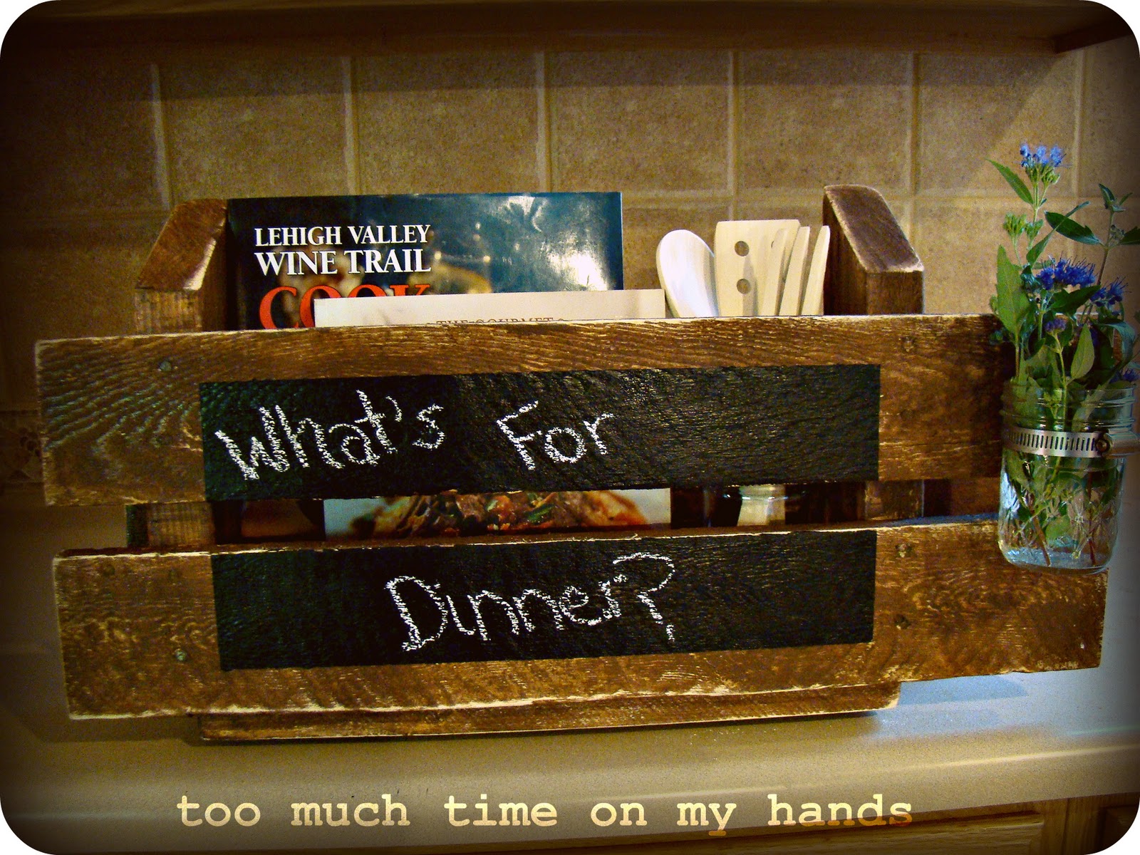 Too Much time on my hands 2 More (Oh, I know, don't start) Pallet Shelves