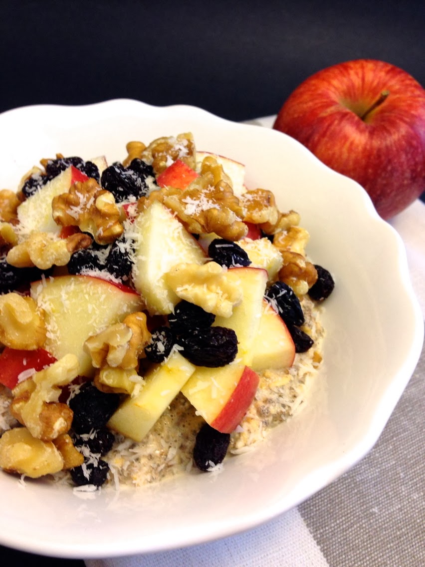 Fingertips to the Toes Spiced Apple Breakfast Bowl