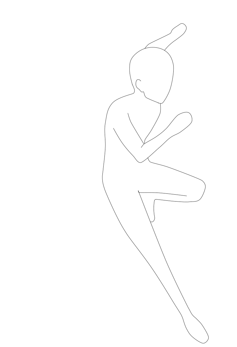 Line Art Program : Light my fire menggambar sketsa anime di software paint