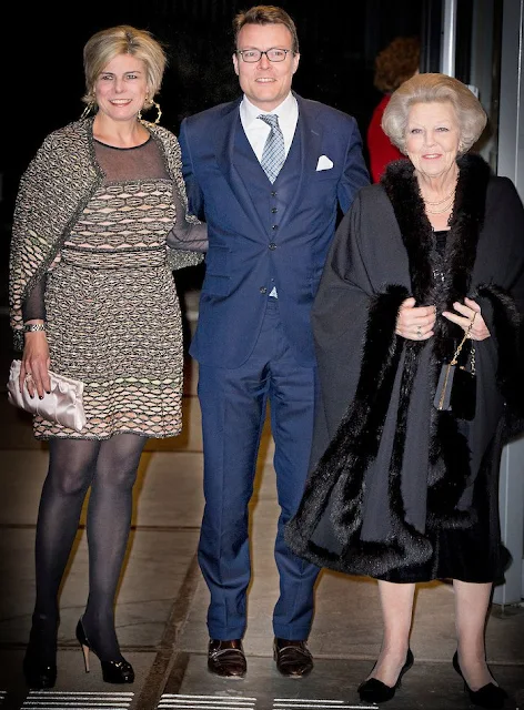 Princess Beatrix, Princess Laurentien and her husband Prince Constantijn attended the opening gala of the 15th edition of the "Holland Dance Festival" at the South Beach Theater