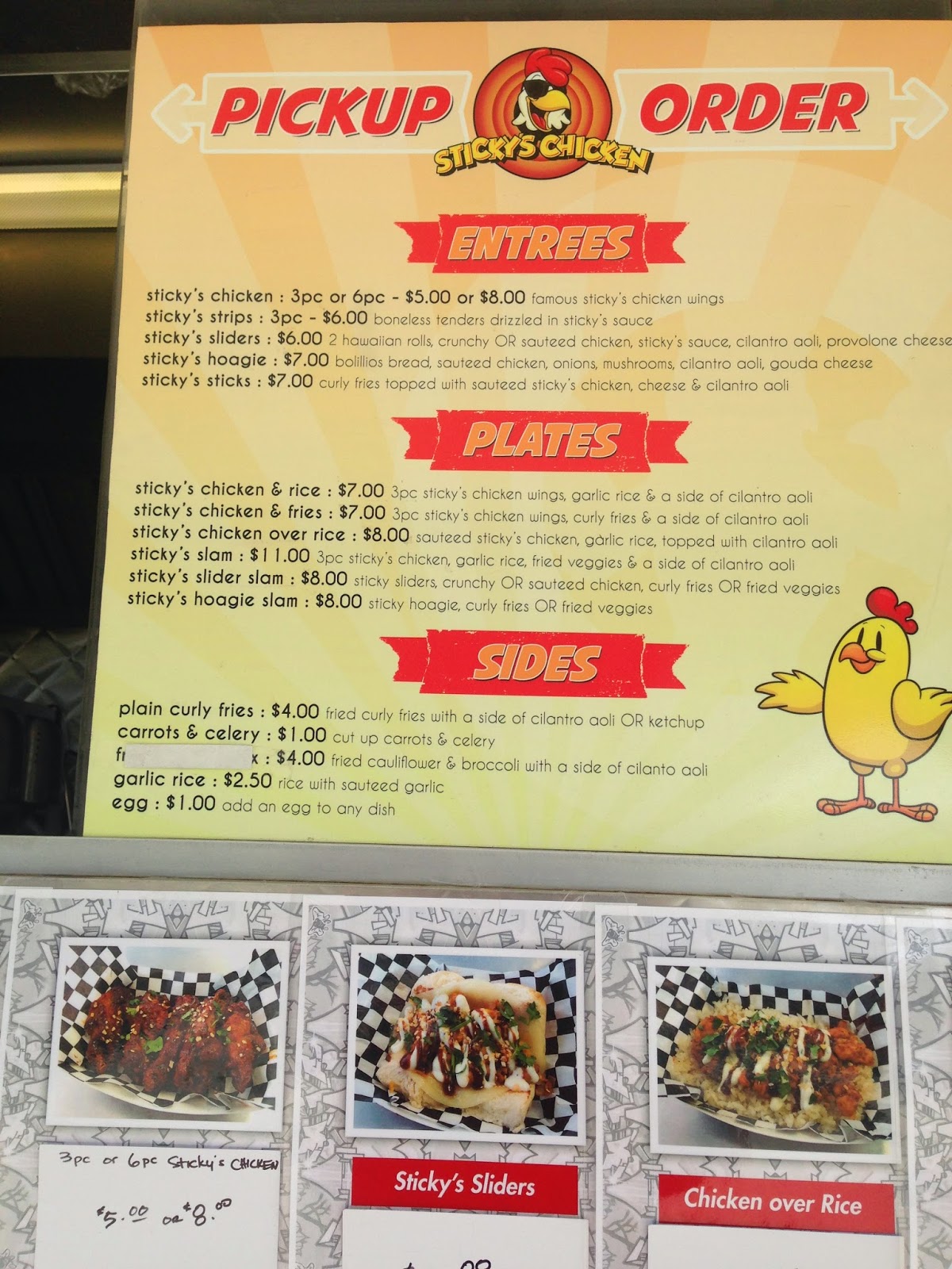 Houston Food Truck Reviews Sticky's Chicken Sticky's Chicken Over Rice