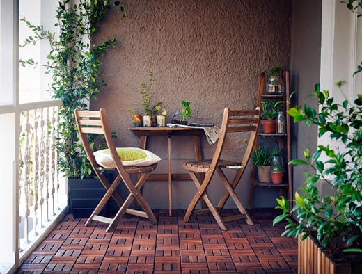 La tazzina blu: dossier balcone: come rendere accogliente uno ... Ispirazioni Balcone Vintage
