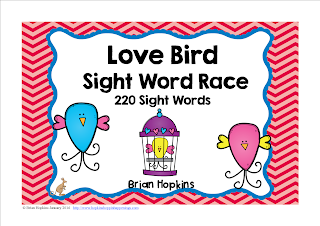 https://www.teacherspayteachers.com/Product/Valentines-Day-Love-Bird-Sight-Word-Race-2319757