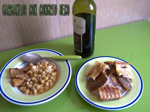 La cocina de Mamá Rosa: GARBANZOS CON CONGRIO SECO
