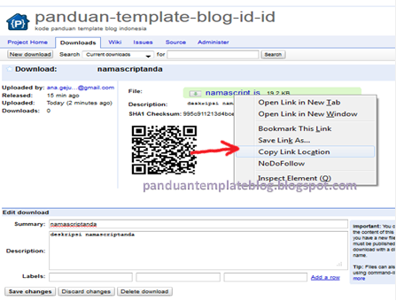 Membuat Link Blog | teras belajar smanda cara membuat link kode javascript blog Membuat Link Blog | teras belajar smanda cara membuat link kode javascript blog