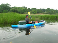 EcoTourz Kayak Rental Photo of Justin kayaking