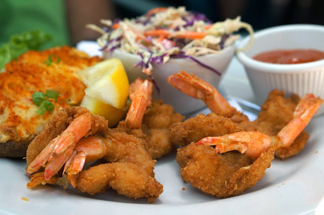 SHADY GROVE, AUSTIN TEXAS, GULF COAST FRIED SHRIMP PLATTER
