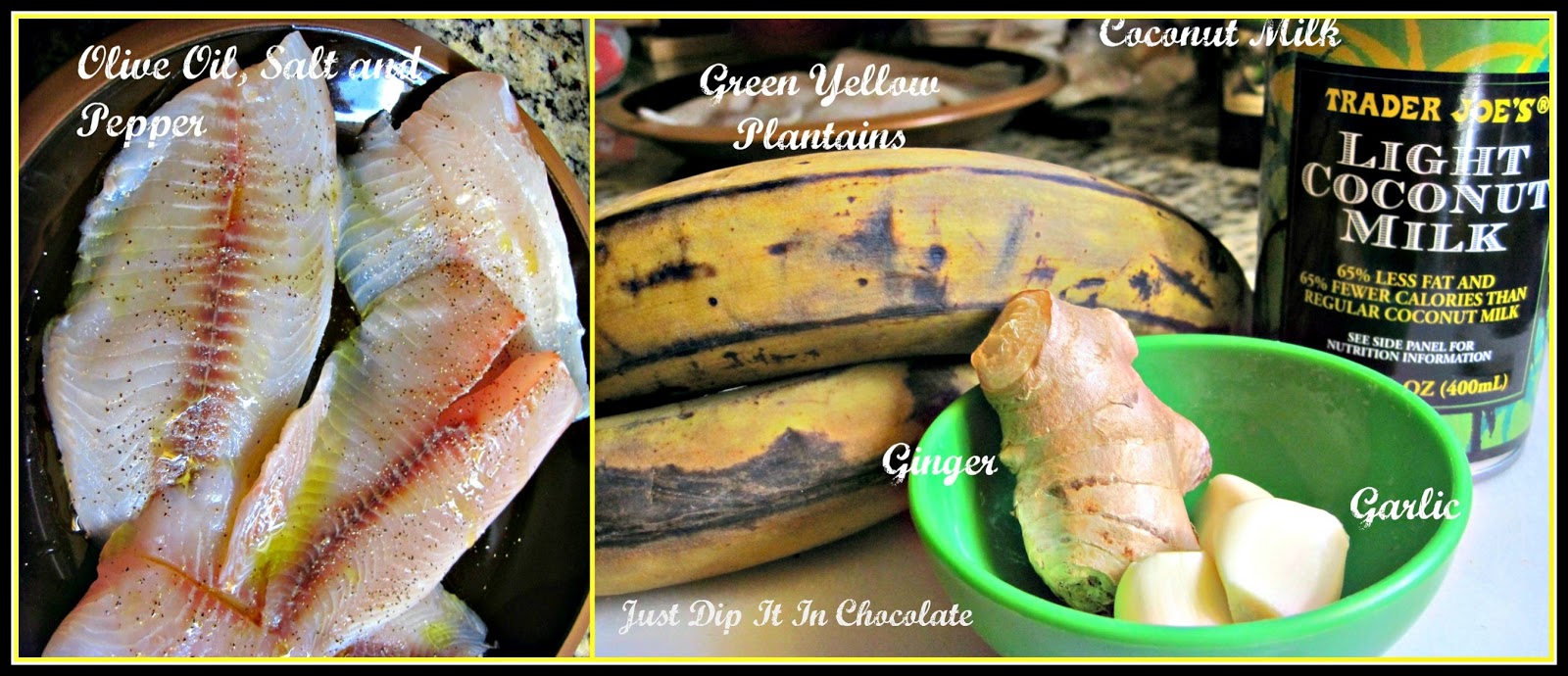 Just Dip It In Chocolate Tilapia Filets with Coconut Milk Recipe