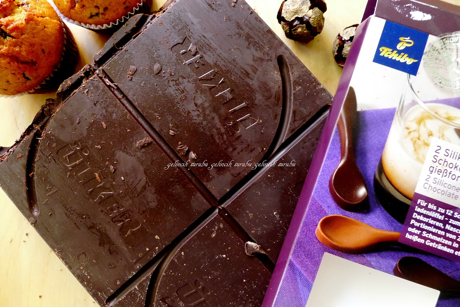 Çikolata Kaşıklar GELİNCİK ŞURUBU