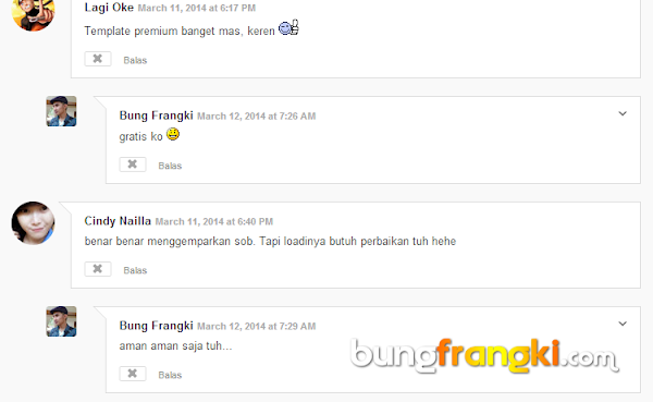 Modifikasi Komentar Bertingkat Style 2 Kang Ismet Ala Bung Frangki