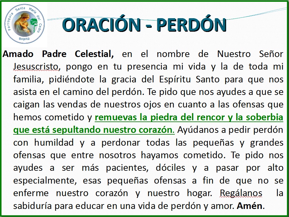 Image Gallery Oracion De Perdon | talleres de crecimiento en el amor oraci 211 n perd 211 n Image Gallery Oracion De Perdon | talleres de crecimiento en el amor oraci 211 n perd 211 n